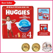 Huggies Little Snugglers Size 4 Diapers - Leak  Blowout Protection