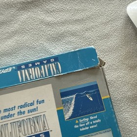 California Games Nintendo NES, 1989 solo scatola e gioco testato