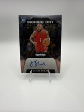2024 Panini Prizm Draft Picks Jamal Shead Signing Day Auto Houston Rookie RC