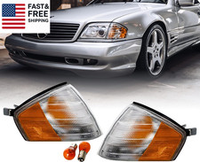 Usr Mbz R129 Corner Lights - Replacement Amberclear Frost Lens Front Turn Sign Usr Mbz R129 Corner Lights - Replacement Amberclear Frost Lens Front Turn Sign