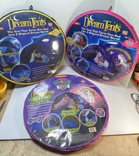 Lot Of 3 Dream Tents Kids Pop Up Bed Playhouse Folding Tent. See Desc For Titles