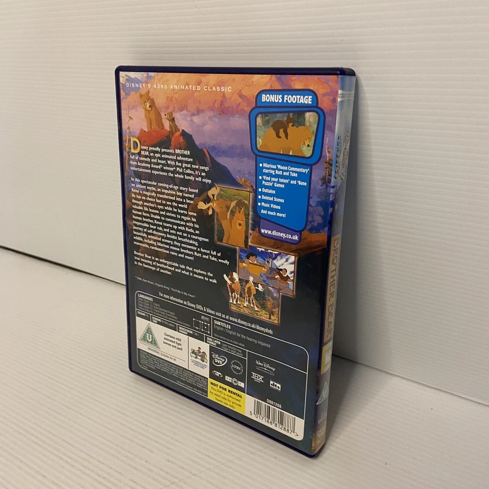 Disney - Brother Bear (DVD, ) Animated - Region 2 - Image 2 of 4