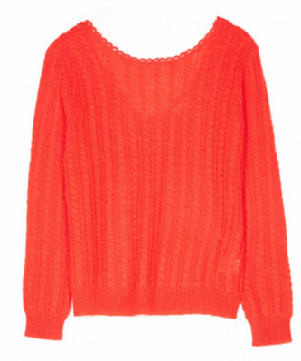 GRACE & MILA: Pullover Modell NATHANAEL - Herbst/Winter Kollektion 2017-2018 M ROT