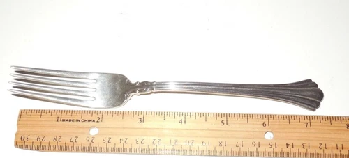 Reed & Barton 18th Eighteenth Century Sterling Place Fork - 7 1/2"