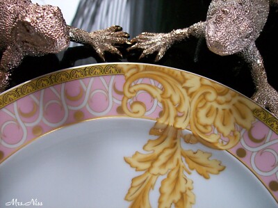 Rosenthal Versace Les Rêves Byzantins 2 x Frühstücksteller 22 cm