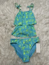 NWT Angel Beach Girls Swimsuit Size 10 Multicolored