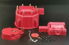 Chevy Gm Red Hei Large Distributor Cap Rotor Kit Sbc Bbc 305 327 350 396 454 Chevy Gm Red Hei Large Distributor Cap Rotor Kit Sbc Bbc 305 327 350 396 454