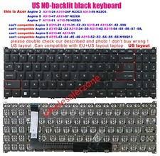 US no-backlit keyboard For Acer Aspire 3 A315-59 Aspire 5 A515-57 A515-57t N22C6