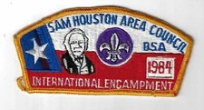 Sam Houston Area Council SAP SA-7 1984 International Encampment ORG Bdr. (CSI $2