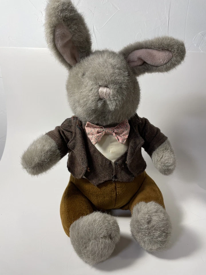 Applause 1992 PETER COTTONTAIL EASTER BUNNY RABBIT 14" Plush Stuffed Animal Suit - Image 2 of 4