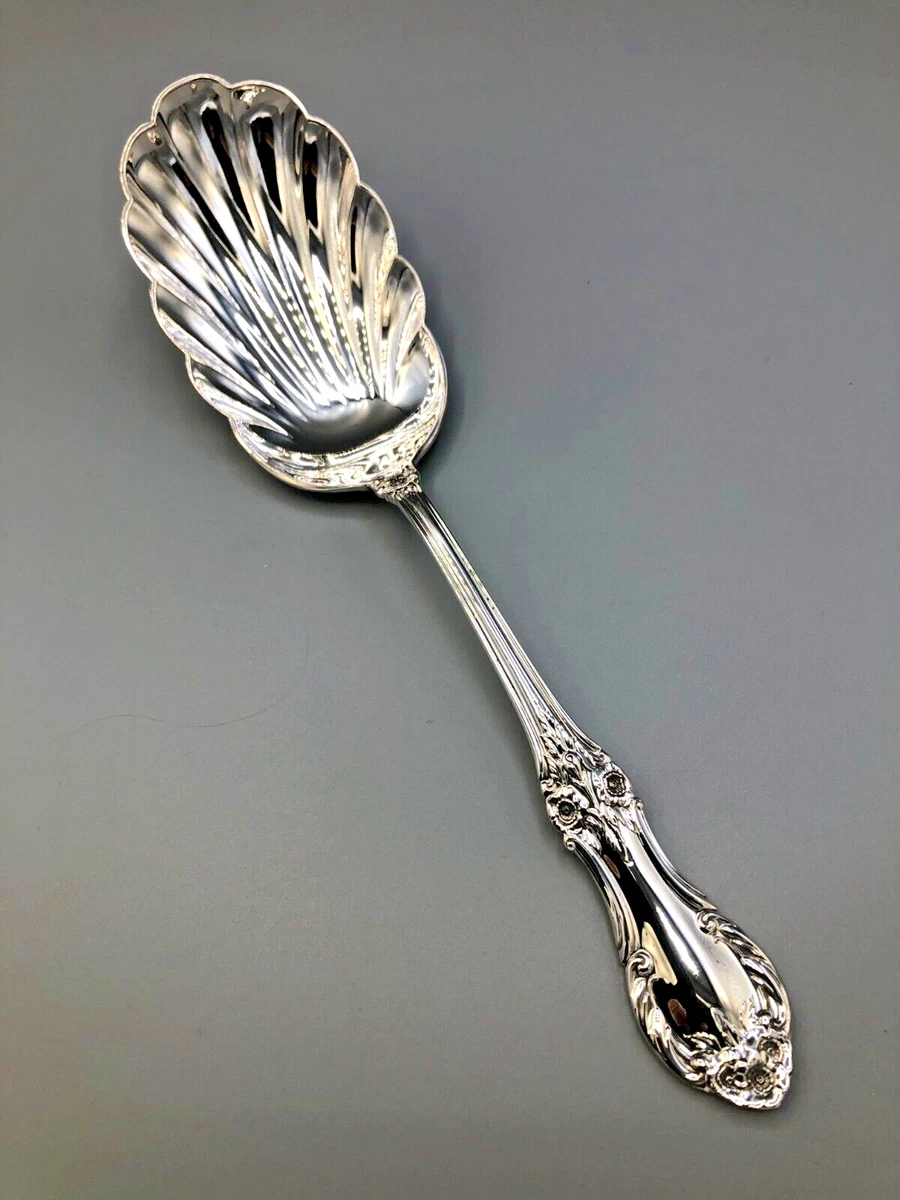 International Silver Wild Rose Antique US Sterling Silver Serving