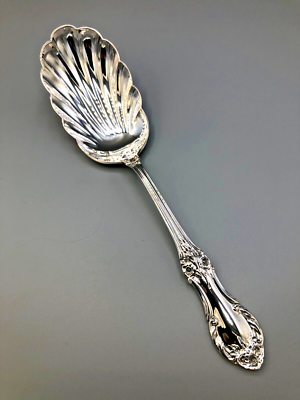 ち*き様   ROSE スプーン STERLING 925 Wild Rose by International Sterling Silver fancy Serving Spoon