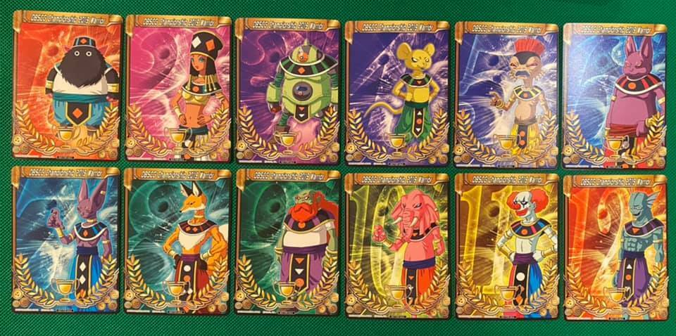 Dragon Ball Super 2019 Championship Merit Card Compete Set of 12