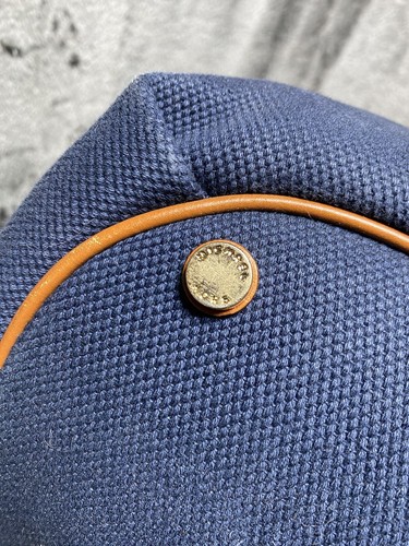 Michael Kors Handbag Marina Canvas Rope Tassels Large Bucket Drawstring Blue - Foto 17 di 24
