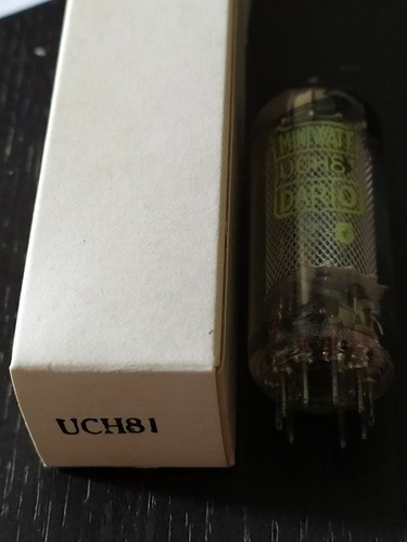 1 x UF89 MAZDA label , vacuum tube Valve, Röhre, NOS NIB
