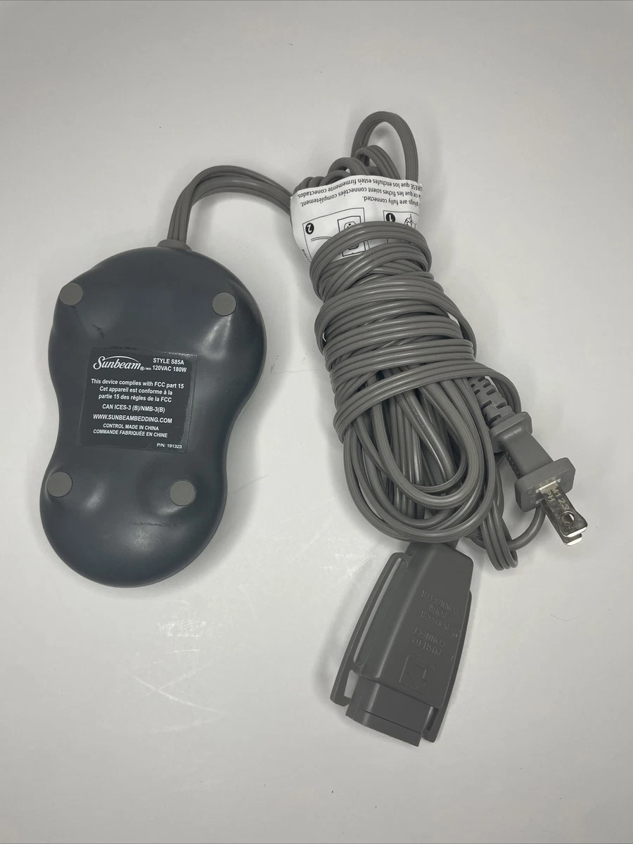 Sunbeam Electric Heated Blanket Control 3-Prong Style S85A | eBay