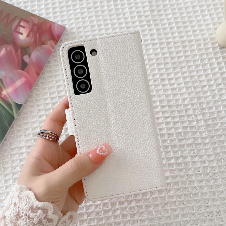 Flip Bling Glitter Wallet Phone Case For iPhone 16 15 14 13 12 11 Pro Max XR 7 8 - image 2 of 4