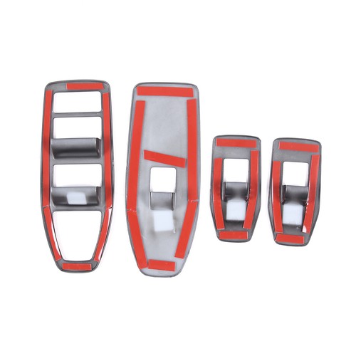 4PCS ABS Glossy Black Glass Lifting Frame Trim Decorate Kit For BMW X1 2023-2024 - Picture 10 of 12