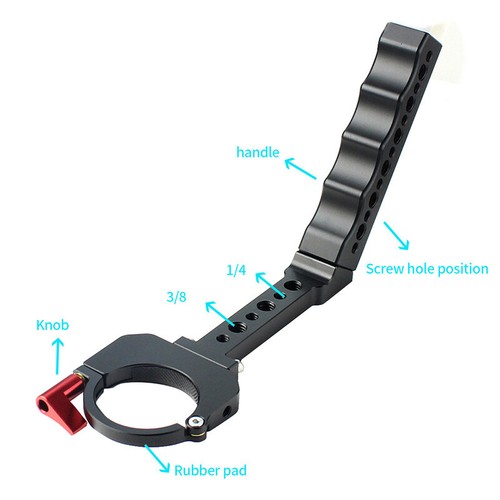 Alu Neck Ring Mounting Handle Clamp Sling Grip for MOZA Air 2 GIMBAL Monitor Mic - Picture 9 of 17