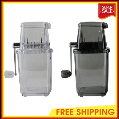 Hand-Cranked Ice Crusher Ice Shaver Household Ice Breaker for Snow Cones Slush