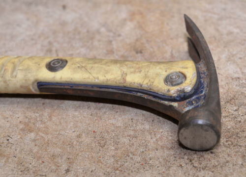 Rare first generation Estwing 17 oz USA weight forward hammer grip handle H8 - Picture 5 of 10