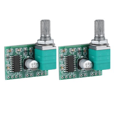 2pcs PAM8403 Mini 2 Channel Stereo 3W Class D Audio Power Amplifier Module B BEA