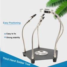 Helping Hands Soldering Station Third Hand Soldering Tool 4x Flexible Arms 360°
