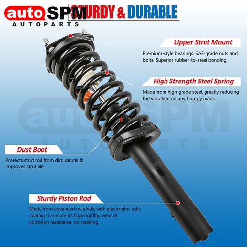 Front Complete Shock Strut Spring 2PCS Set LH & RH For 2013-2020 Ford Fusion FWD - Picture 2 of 6