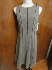 Ralph Lauren women's black/cream A-line dress size 10,12