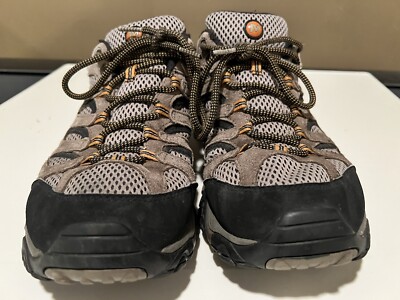 Merrell Moab Ventilator Hiking Shoes Mens 11 Walnut Brown Suede Mesh Vibram Men main image 3
