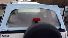 1995 - 1998 Geo Tracker Back Glass Soft Top Only Sky Blue Oem 30014554