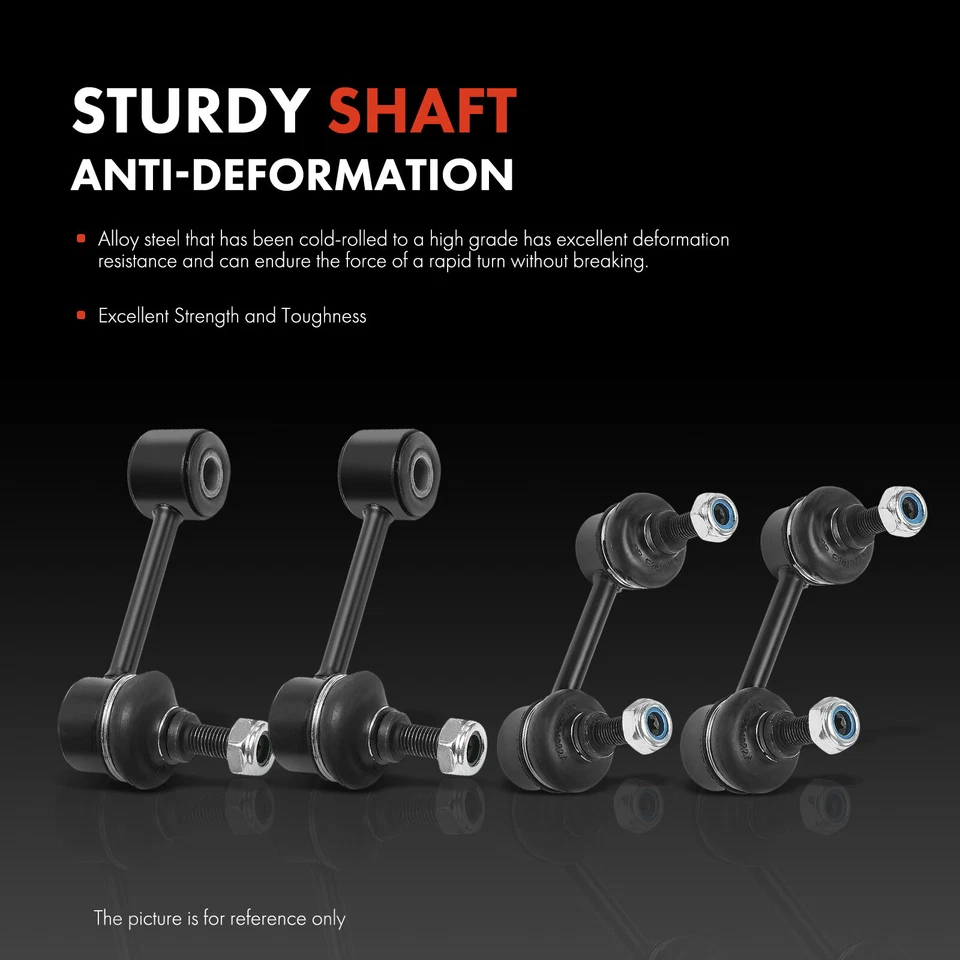 4x Barra estabilizadora delantera y trasera izquierda y derecha para Kia Sephia 98-01 Spectra 00-04 Foto 4 de 4