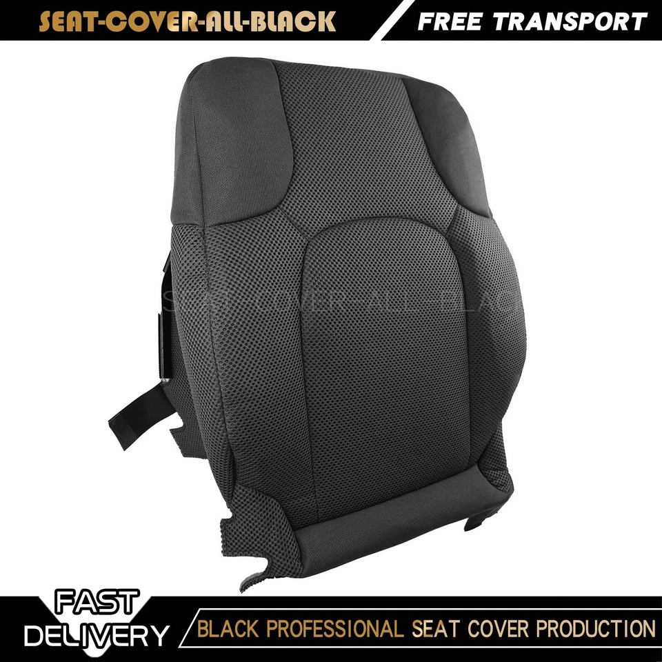 For 05-19 Nissan Frontier Driver Passenger Bottom Top Cloth Seat Cover dark grey Foto 4 de 4