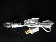 1 Light Cord for Christmas Village Buildings with on/off Switch White Cord *