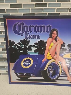 CORONA Extra Miles Away From the Ordinary Metal Wall BEER SIGN