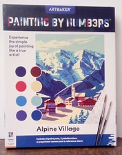 Hinkler Create Art Maker Painting By Numbers Alpine Village