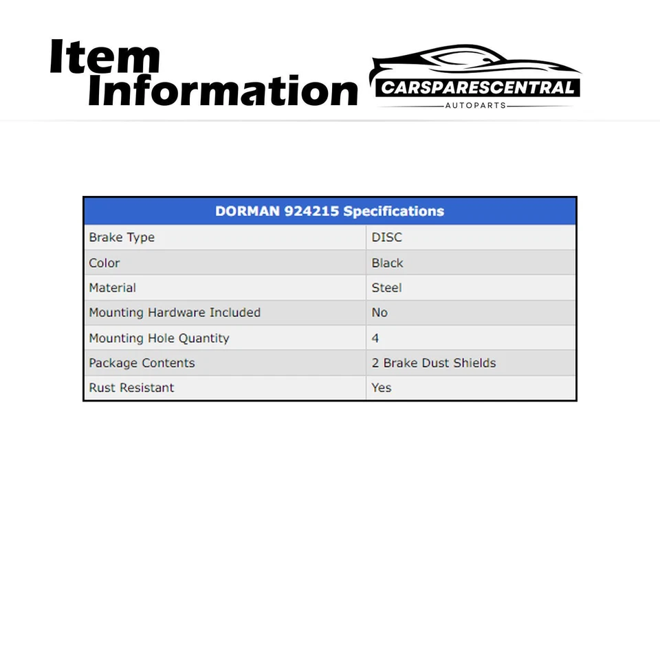 Placa de respaldo de freno trasera para Lincoln Navigator 5,4 L 1998-2002 Foto 4 de 4