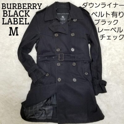 ジャケット・アウター Burberry Black Label Mens Trench Coat BURBERRY Black Label Trench coat w/Liner color Black Men's US size