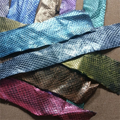 2PCS/3PCS Genuine Python Snake Skin Leather Hide Soft Real Leather Taxidermy DIY - Picture 4 of 50