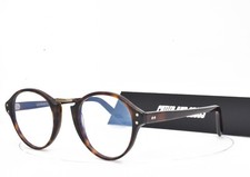 Cutler and Gross Eyeglasses Dark Brown Tortoise Round Panto 1243 DT01 47-25-145