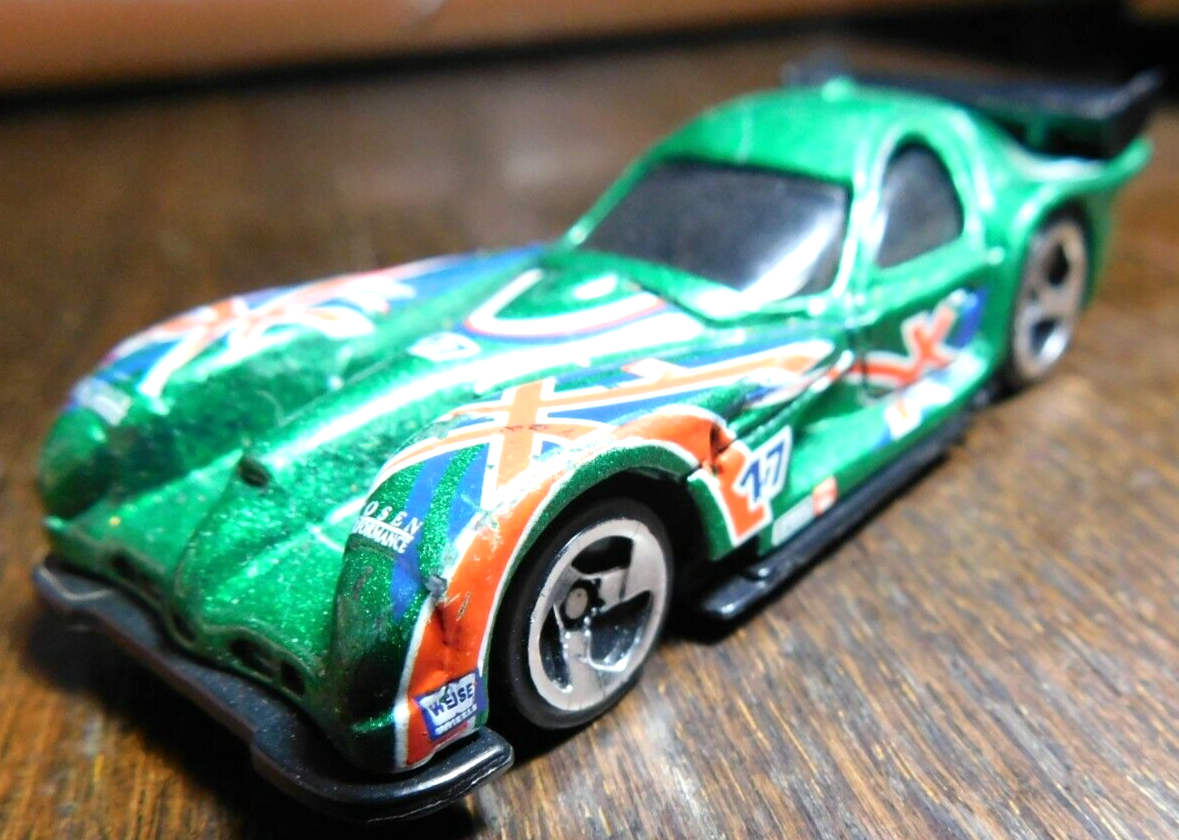 Hot Wheels~Collectors #1040 Panoz GTR-1 Green 1997 WRF #17 Toy Car