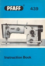 PFAFF 439 Instruction Manual User Guide Copy: Coil Bound 12 Pages