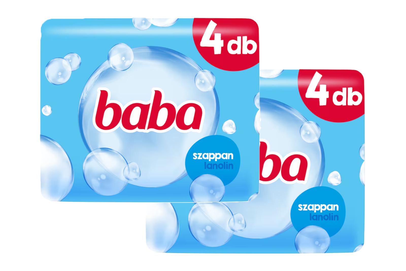 Baba Moisturizing Lanolin Soap 4x 90g [Pack of 2]