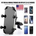 Motorcycle Bike ATV Cell Phone GPS Handlebar Mirror Mount Holder USB Charger NEW