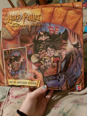 Harry Potter and the Sorcerers Stone 300 Piece Mystery Puzzle with Magic Decoder