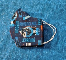 Washable Handmade Fabric Face Mask filter pocket HARRY POTTER RAVENCLAW TRAITS