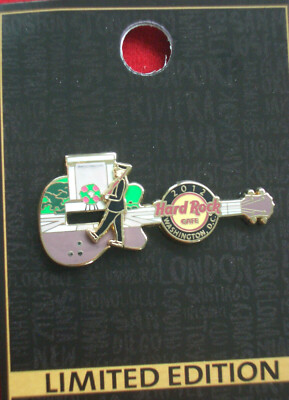 HRC Hard Rock Cafe Washington Memorial Day 2012 Sliding Guitar Unkn. Tomb LE300