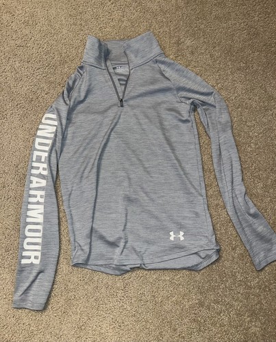 Under Armour Heat Gear Quarter Zip Girls Youth Large