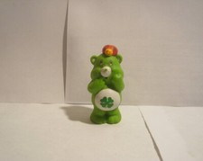 CARE BEARS VINTAGE PVC FIGURE GOOD LUCK BEAR WITH LADYBUG HTF