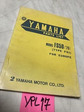 Yamaha FS50 FS1 1975 catalogue pièces détachées parts list FS 50